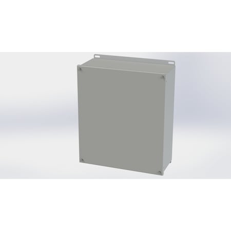 Saginaw Control & Engineering Captive Screws Electrical Enclosures, 16.13 in H, 6 in D, 14 in W, NEMA 3R, 4, 12, 13, Carbon Steel SCE-1614SC